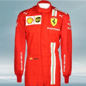 2021 Carlos Sainz Ferrari F1 Race Suit REPLICA