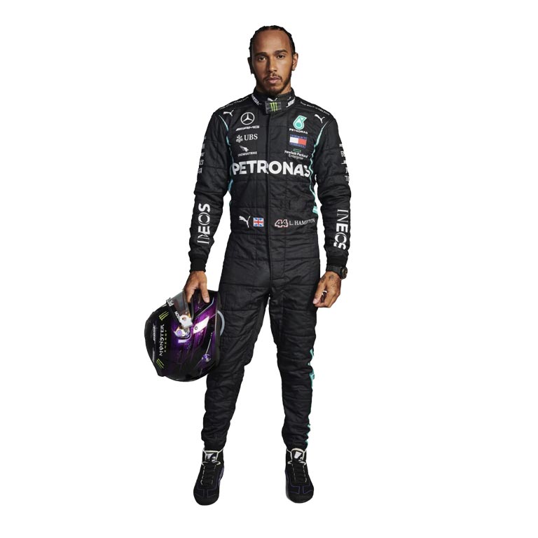 2021 Lewis Hamilton PETRONAS Mercedes F1 Race Suit REPLICA - Image 2