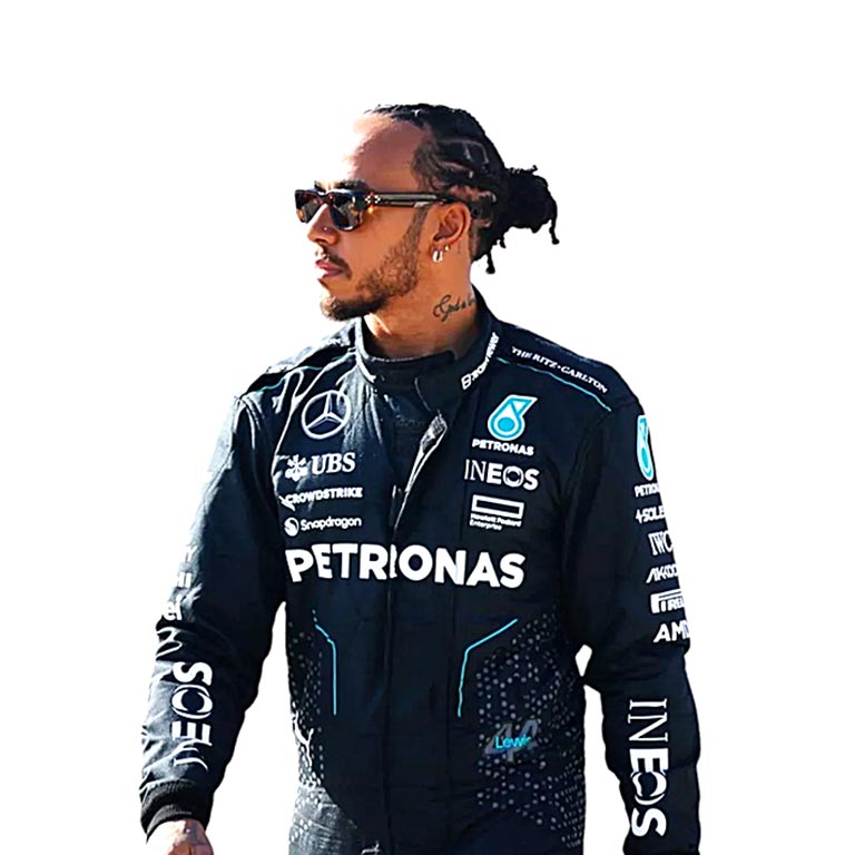 2024 Lewis Hamilton Mercedes AMG F1 Race Suit REPLICA - Image 3