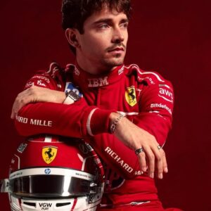2025 Charles Leclerc Ferrari F1 Replica Race Suit