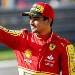 2023 Charles Leclerc Monza GP Ferrari F1 Race Replica Suit