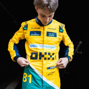2024 Oscar Piastri Monaco GP Mclaren F1 Replica Racing Suit